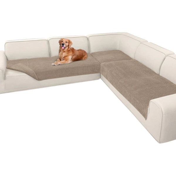Does not apply Corner Sectional Couch Covers Plush Chenille L