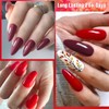 MTSSII Gel Nail Polish Set 6 Colors Burgundy Red Dark