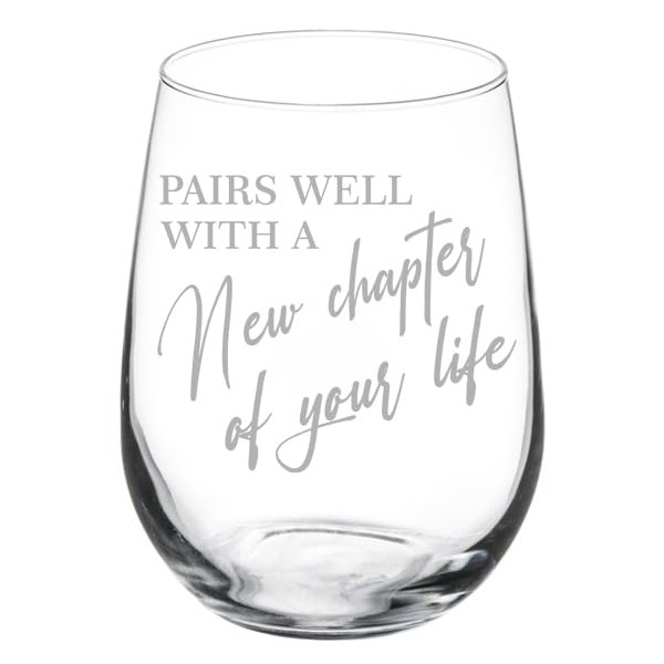 MIP Wine Glass Goblet Gift Pairs Well With A New