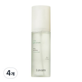 Lovium Calming Repair Young Cica Gel Serum, 4, 80ml / 러븀 카밍 리페어 어린시카 겔 세럼, 4개, 80ml