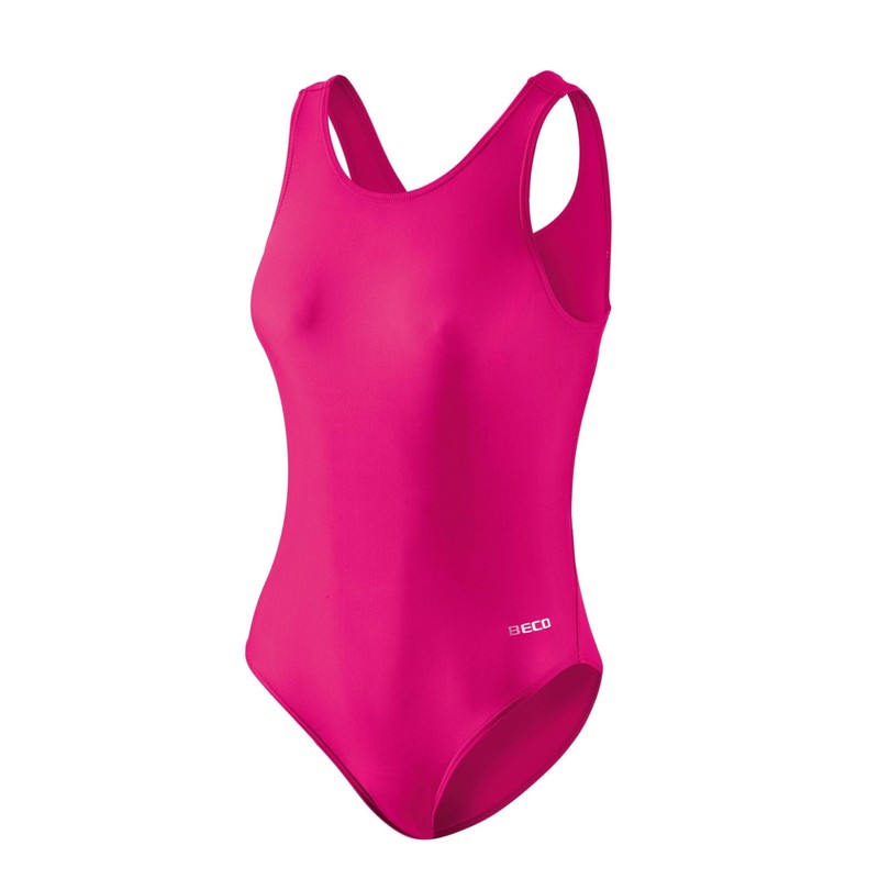 Beco Women's Swimming Costume Basics Pink pink Size:10