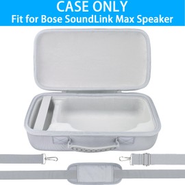 co2CREA Hard Travel Case for Bose SoundLink Max Bluetooth Portable Speaker, Case Only