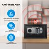 MUNBYN Smart Biometric Fingerprint Safe, 3-Way Access Lock Box with