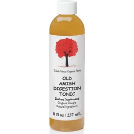 Caleb Treeze Digestion Tonic (Formerly: Stops Acid Reflux) 8 oz – Old Amish Formula | Fast-Acting Natural Digestive Support for Occasional Heartburn, Indigestion and Bloating Relief