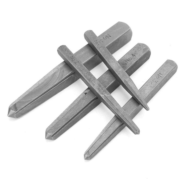 5Pcs Screw Extractor, Straight Fluted Screw Extractor Set, Broken Damaged