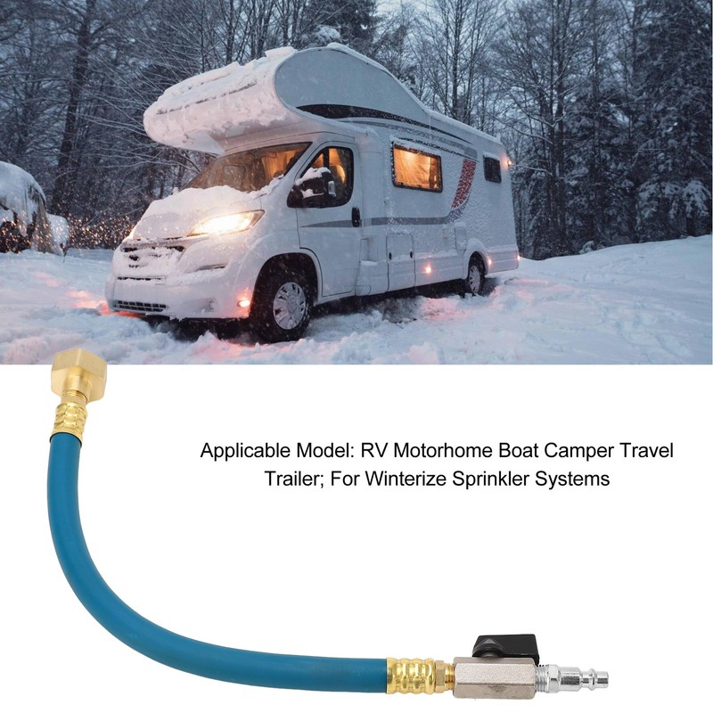 RV Winterizing Kit Quick Connect Plug To 3/4in Garden Hose