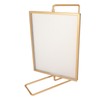 Y5578 Gold Metal Rotating Photo Frame Double Sided Rotating Floating