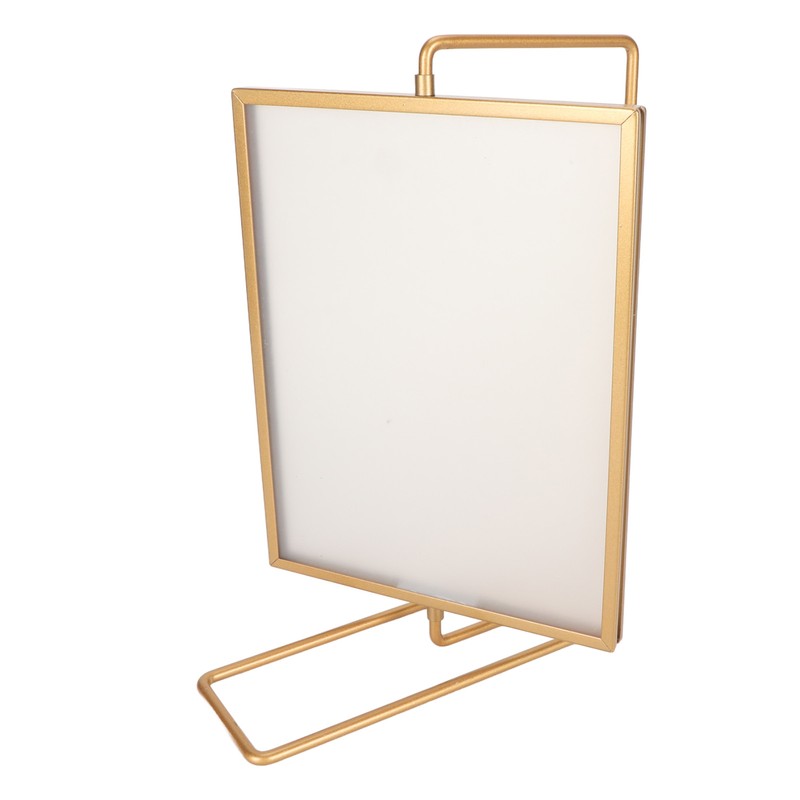 Y5578 Gold Metal Rotating Photo Frame Double Sided Rotating Floating