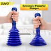 Zuvo UK#1 Blue Unblocking Kitchen Drains, Bathroom & Shower Portable