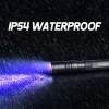 Cosmoing Zoomable 395nm UV Light Penlight Scalable Clip Blacklight Flashlight