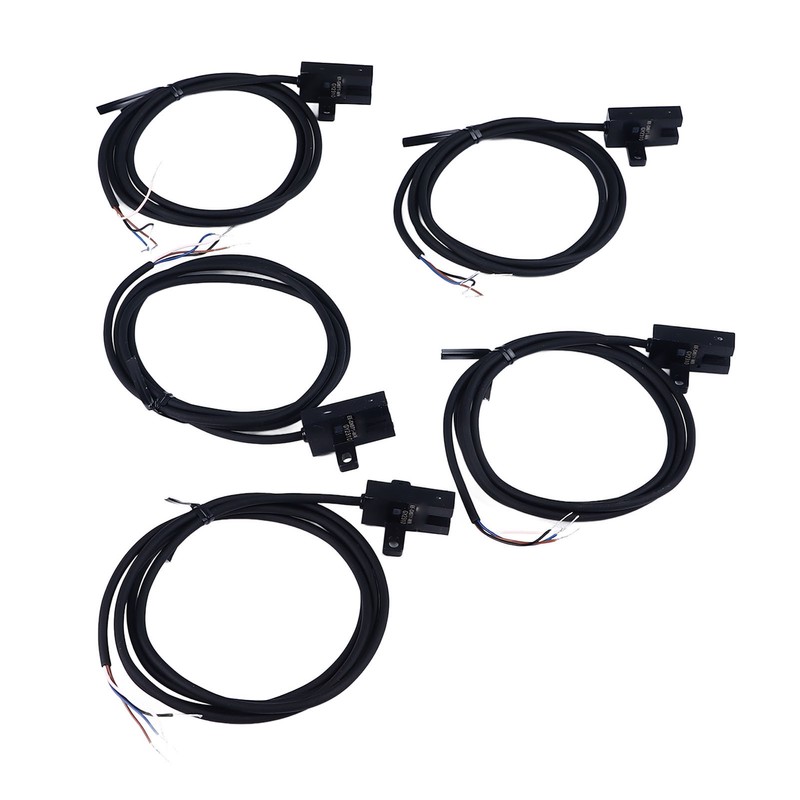 5Pcs Photoelectric Switch Sensor U Shaped Slot Photoelectric Switch Accessory