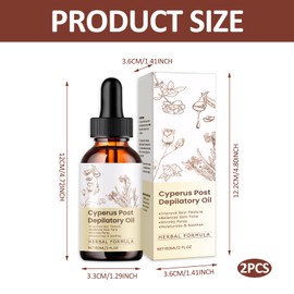 Cyperus Rotundus Oil Cyperus Rotundus Cyperus Rotundus Oil Pure and Natural Cyperus Oil for Hair Removal Moisturising & Soothing to Reduce Body Hair Growth Pack of 2