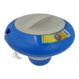 Aussie Gold Pool & Spa Deluxe Floating 3 Inch Chlorine Bromine Tablet Chemical Dispenser