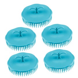 TOVINANNA 5pcs Hair Brush Scalp Massager Round Massage Comb Hair Combs Bath Shower Random Color