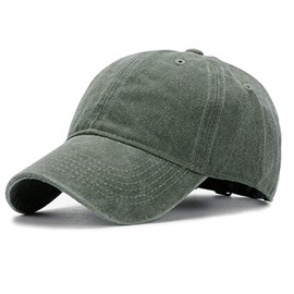 Mommy Jennie Unisex Vintage Washed Distressed Baseball-Cap Twill Adjustable Dad-Hat,Army Green