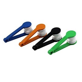 5 Pcs Mini Sun Glasses Eyeglass Microfiber Spectacles Cleaner Soft Brush Cleaning Tool Mini Microfiber Glasses Eyeglasses Cleaner Cleaning Clip (Random Color)