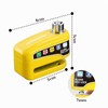 WinGluge Brake Disc Lock, Motorcycle Lock Alarm 110 db, Bicycle