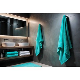 5 Pack Bluebird Bath Towels 27"x54" - 600 GSM Ultra Soft & Quick Dry Towels for Bathroom - Highly Absorbent 100% Cotton Hotel Towels for Bathroom Luxury - Perfect for Spa, Bathrooms & Daily Comfort