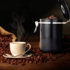Ruikcoll Airtight Stainless Steel Coffee Container 1.8L with Outlet Valve