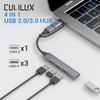 Cubilux Hub USB para portátil [1 x USB 3.0, 3