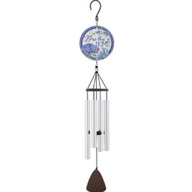 Petals and Patterns Wind Chime Outdoor Garden Windchimes 27 Inches New