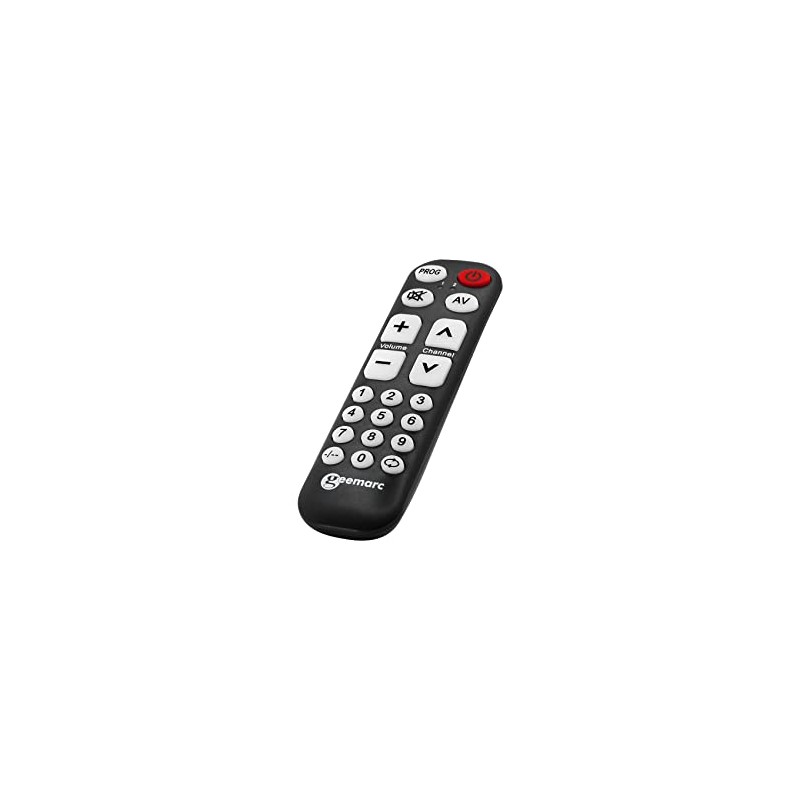Geemarc TV1 - Easy-to-use Universal Remote Control with 19 Programmable