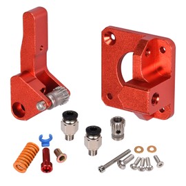 BIGTREETECH Direct Dual Gear Extruder, MK8 Extruder Double Gears for 3D Printers, Bowden Extruder, All Metal Dual Drive Feeder, for Ender 3 Pro/Ender 3 V2/Ender 5 Pro/CR10/CR10S/CR10 Pro