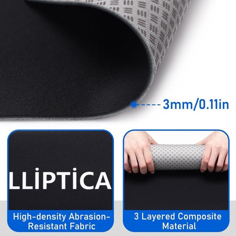 Non-Slip Workout Mat for Ellipse Leg Exerciser, Electric Seated Foot