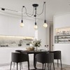 iDEGU Modern and Retro Pendant Light, 3 Arms DIY Spider