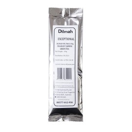 Dilmah Exceptional Fragrant Jasmine Green Tea Loose Leaf Refill, 100 Grams