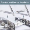Wall Mounting Bracket for 9000-36000 BTU Condenser，Ac Support Brackets Rust