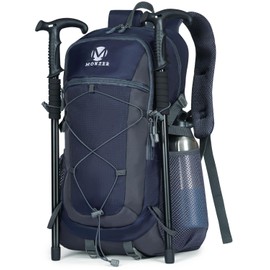 Hiking Backpack,40L Lightweight Water Resistant Camping Daypack for Men and Women, Travel Bag for Outdoor Sport Trekking(Blue)