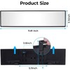 JOYTUTUS Rear View Mirror, Universal 11.81 Inch 2 Pack Panoramic