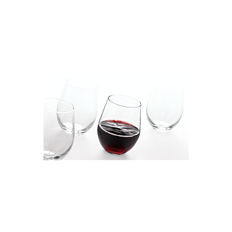 Anchor Hocking Stemless Red Wine Glasses Kitchen Essentials, 20 Oz
