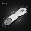 Powertool Hasp with Clasp Door Padlock Safety Lock Door Padlock