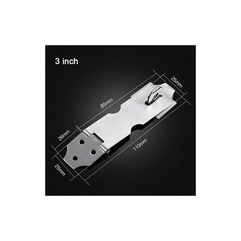 Powertool Hasp with Clasp Door Padlock Safety Lock Door Padlock