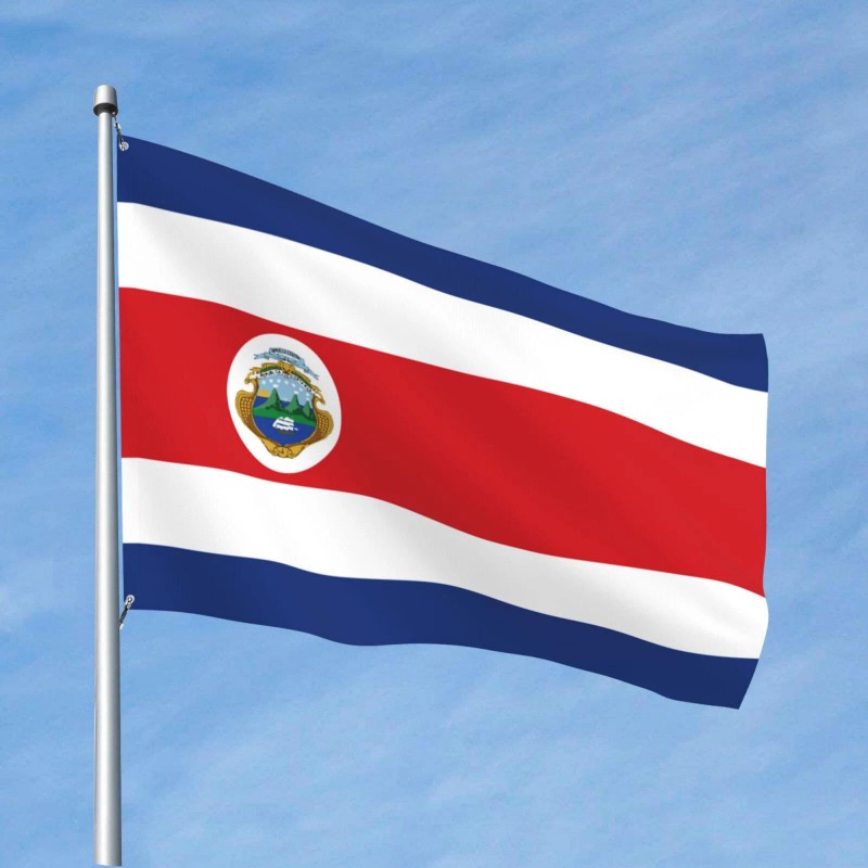 Costa Rica flag new 3X5 ft costa rican 90x150cm better