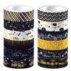 Washi Tape Set Christmas 12 Rolls Grid Pattern Washi Tape,