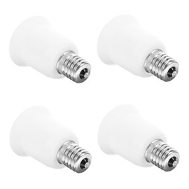 Cabilock E17 to E26/e27 Lamp Holders Led Light Base Converters 4 Pack Socket Adapters Easy Installation