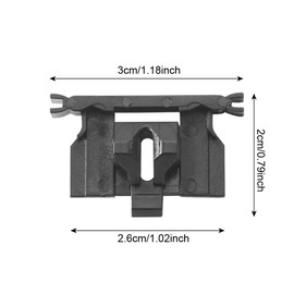 TorSor 4 Pack Hair Clipper Swing Head Replacement Guide Block Plastic Tongue Cam Follower DIY Spring Tension Base Stand Fit for WAHL Magic Clip 8148/8504/8591/1919 Accessories Repair Part