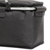 Picnic Bag Foldable Picnic Basket Insulated Comfortable Handle Ice Pockets