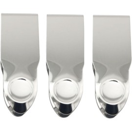 3PCS Stainless Steel Strawberry Huller Tomato Carrot Corer Fruit Stem Remover Pineapple Eye Peeler Remover, Home Kitchen Fruit Tools (Silvery, One Size)