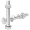 Stainless Steel Hex Head Nut & Bolt Sets, 30 Sets