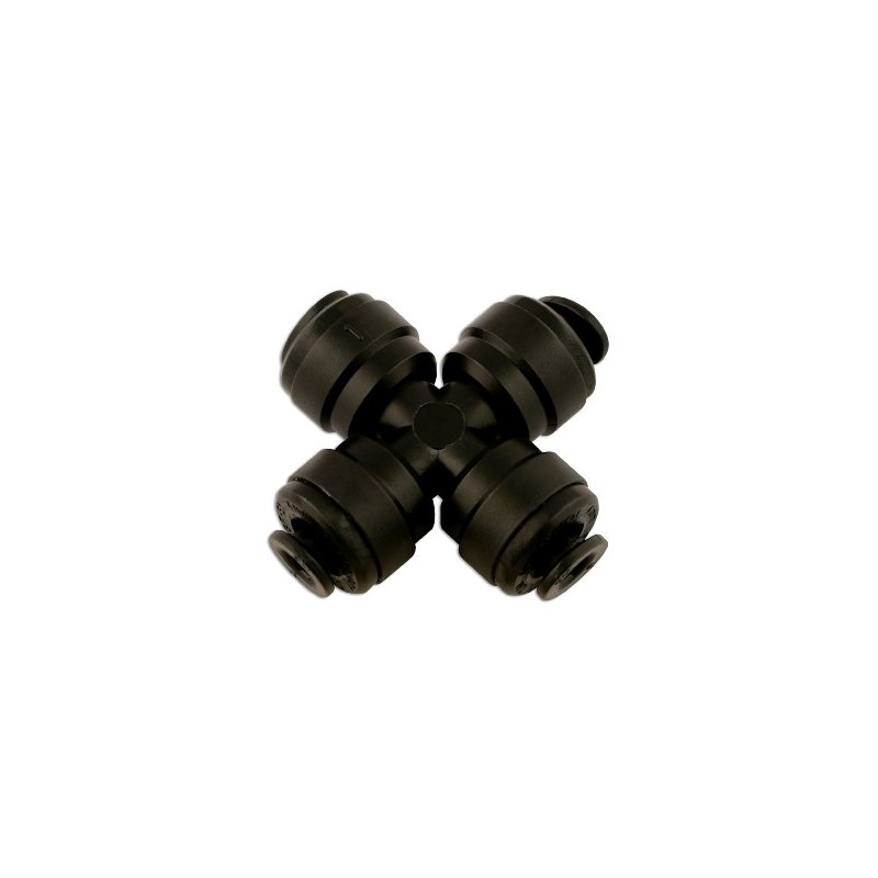 Connect 31051 Push-Fit Cross Connector 6mm 5pc