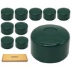 SKIR'CO RAL 6005 Fence Post Caps Round 51 mm Green