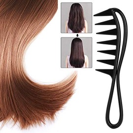 DUAIU Juego De 3 Peines Para Peinar El Cabello Para Hombres Con Accesorios De Peluquería 3 En 1 Con Forma De Cola De Pez Peine De Dientes Anchos...   