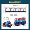 GGTA 8 Gang Marine Boat Rocker Switch Panel Waterproof,12-24V Pre-Wired