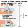 LONFFERY Dump Trailer Cam Lock Set,Replacement for Cambar Rear/Side Door