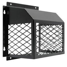 Universal Dryer Exhaust Guard Vent Cover Outside, 7"x7"x5" Stainless Steel Ventilation Bird Cage to Prevents Birds and Rodents from Entering Exhaust for Most 3" to 4" Bathroom Exhaust Ventilation Fan