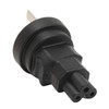 to IEC320 C5 Power Adapter 3 Prong to C5 Converter